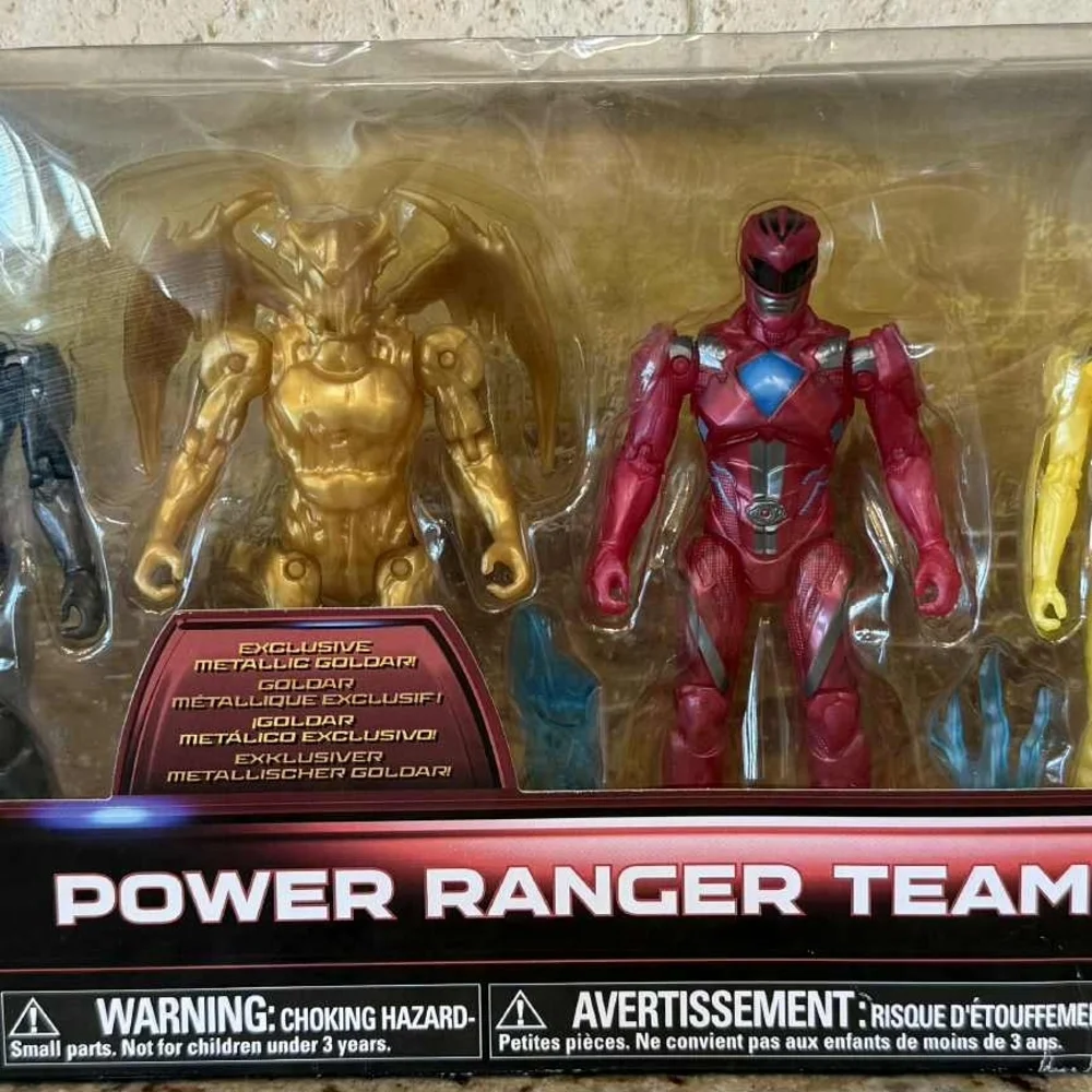 Power Rangers Movie Goldar & Red Ranger Set Saban’s - Picture 1 of 7